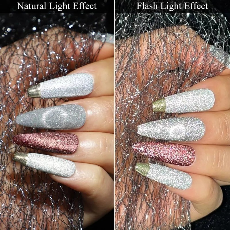 Shinetour Brillo Reflectante 9d Esmalte Ojo Gato Gel Ojo Gato