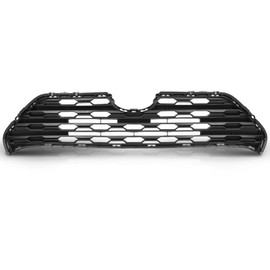 PIT66 Front Bumper Upper Grille Grill Assembly Compatible with Toyota RAV4 2019-2023 531120R120, TO1200438 Black