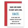 Serviky Unique Happy Father’s Day Card, Funny Carefully Selected Card