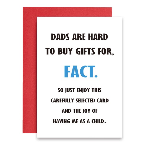 Serviky Unique Happy Father’s Day Card, Funny Carefully Selected Card