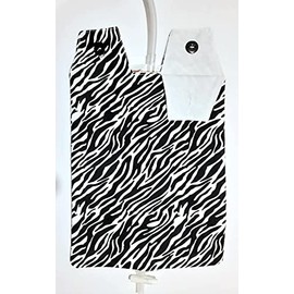 Catheter Night Bag Holder, Cover Zebra100% Cotton.