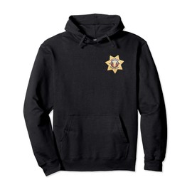Security Officer Enforcement Badge Police Guards Uniform Pullover Hoodie