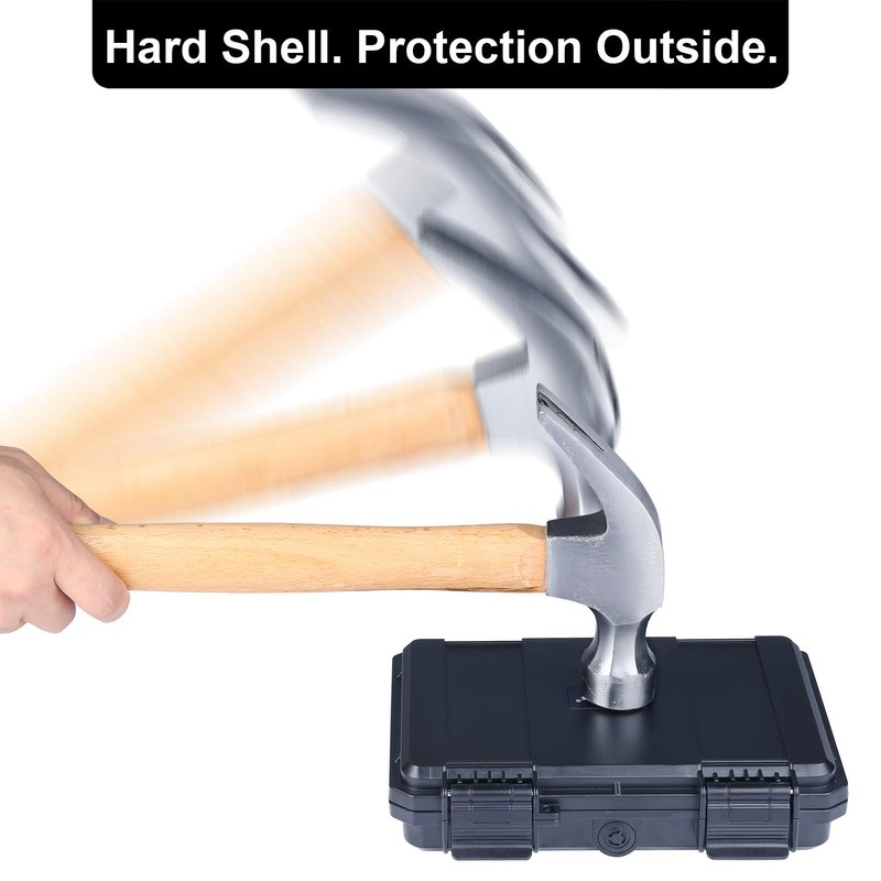 Lykus HC-1810 Mini Hard Case Dry Box with Foam Insert,