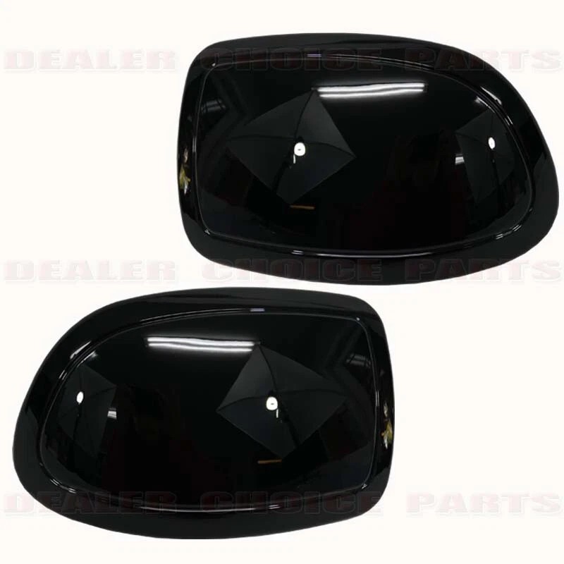 Torox GLOSS BLACK Door Handle LEVER COVERS 2d+Mirrors 1999-2006 Chevy