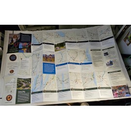 NEW YORK EMPIRE STATE BIKING & MORE TRAIL MAP.  MOST RECENT YEAR ( 2024+/-) MINT