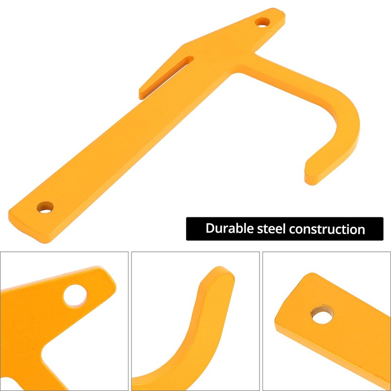 QWORK Chain Link Banana Clip, 5 Packs Hook Loop Mesh