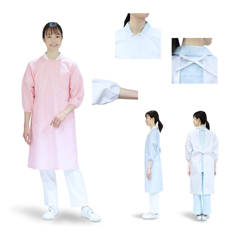 Unisex Apron with Sleeves White 3L 84-301