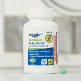 Suplemento Equate 72 Capsulas De Alivio Estomacal Gas Relief