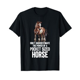 Miniature Horse Mini Horse Pet Tiny Horse Lover Pony T-Shirt