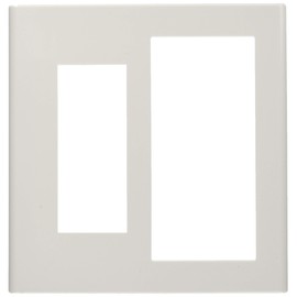 Panasonic Cosmo Series WT8112W Wide 21 Switch + Outlet Plate, 2 Connections, White