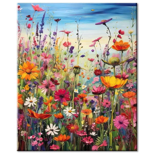 lxmydm Paint by Numbers Flowers DIY Oil Painting by Numbers