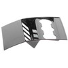 Armrest Box Rear Air Vent Trim Anti Kick Cover Carbon