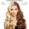 Farndu Light Brown Hair Dye Shampoo for Women Men, Instant