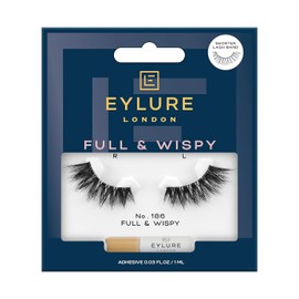 Eylure Full & Wispy No. 186 False Lashes (Shorter Lash Band) (packaging may vary)