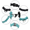 free-space Crown Couple Love Heart Magnetic Bead Bracelets with Heart