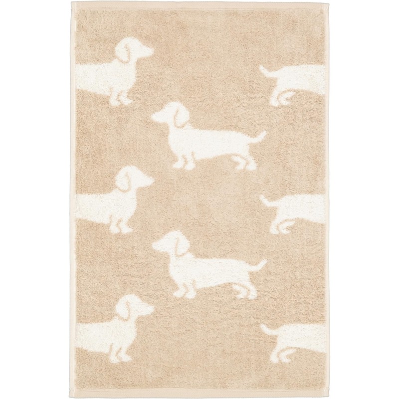 Cawö We Love Dogs 6246 Hand Towels Natural Beige -