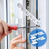 Anseom Pack of 2 Window Stoppers, Tilting Window Protection for