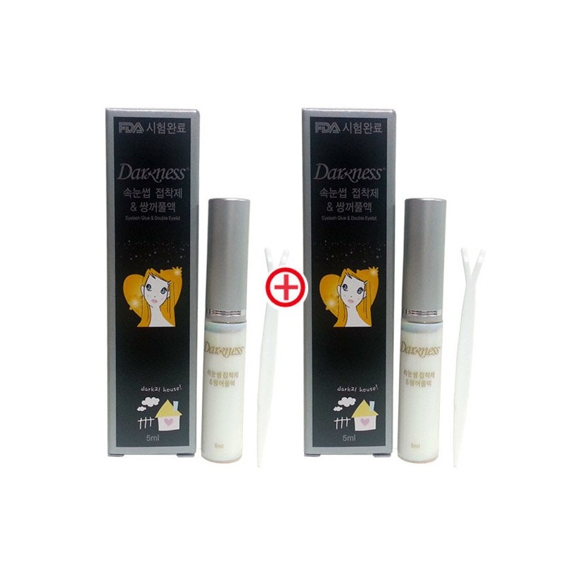 Darkness Eyelash Adhesive Double Eyelid Liquid 5ml (2 pcs)/Double Eyelid