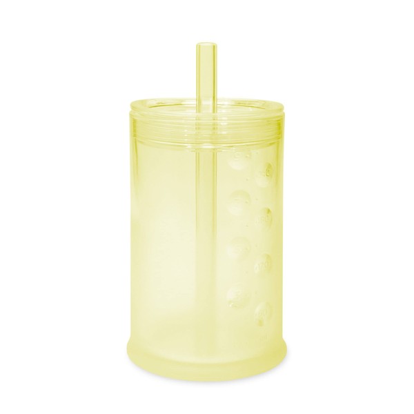 Olababy Clear View Silicone Training Cup with Straw Lid |