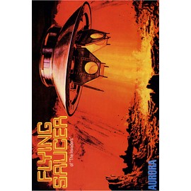 American Gift Services - Flying Saucer from The Invaders Aurora Vintage Science Fiction and Fantasy Book Cover Art Poster - 11x17