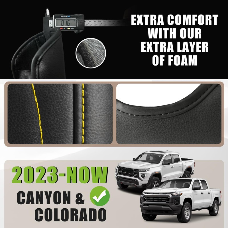 Muslogy Center Console Armrest Cover Compatible with Colorado/GMC Canyon 2023