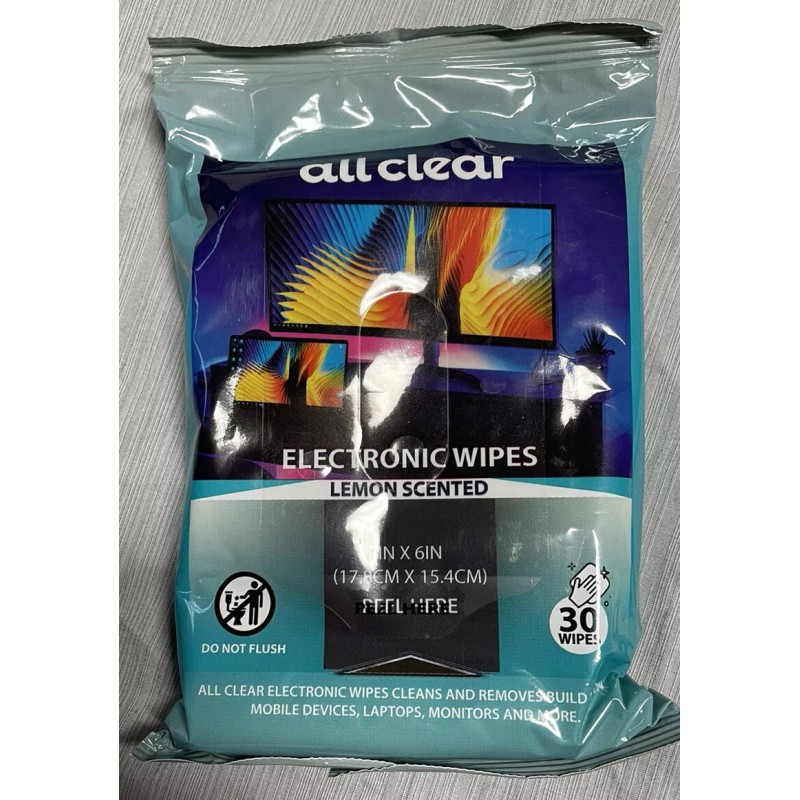 All Clear Electronic LCD Plasma TV Computer Touch Screen Cleaning