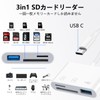 Vedfoad SD Card Reader 3 in 1 Type-C Memory Card