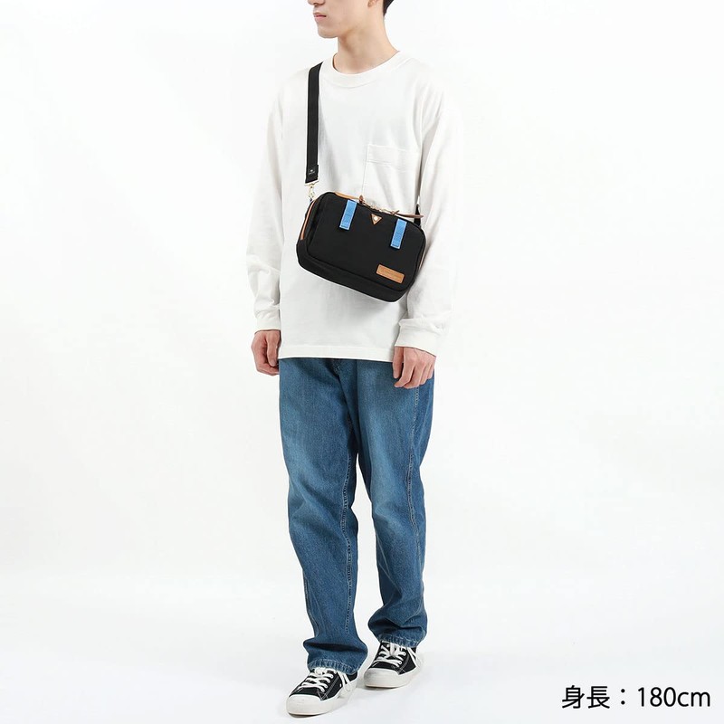 Masterpiece link 02347-v2-075B Men's Shoulder Bag, Navy B, Free Size