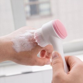 Facial Foaming Cleansing Brush for Blackheads & Pores Random Color 3ea