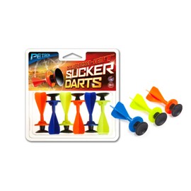 Petron 162/7 Sureshot Sucker Darts with Suction Cup Accessories for Crossbow & Blow Tube, Multicoloured (2 x Pack of 6)