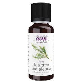 NOW NOW Essential Oils, Tea Tree Oil, Cleansing Aromatherapy Scent, Steam Distilled, 100% Pure, Vegan, Child Resistant Cap, 30mL