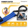 Strapinno Retractable Ratchet Straps 1 in x 10 ft, Secure