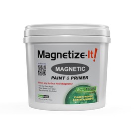 Magnetic Paint & Primer (Water Based) – ECO TITAN Extra Strong, Sustainable, Easy to Apply 4L, Black