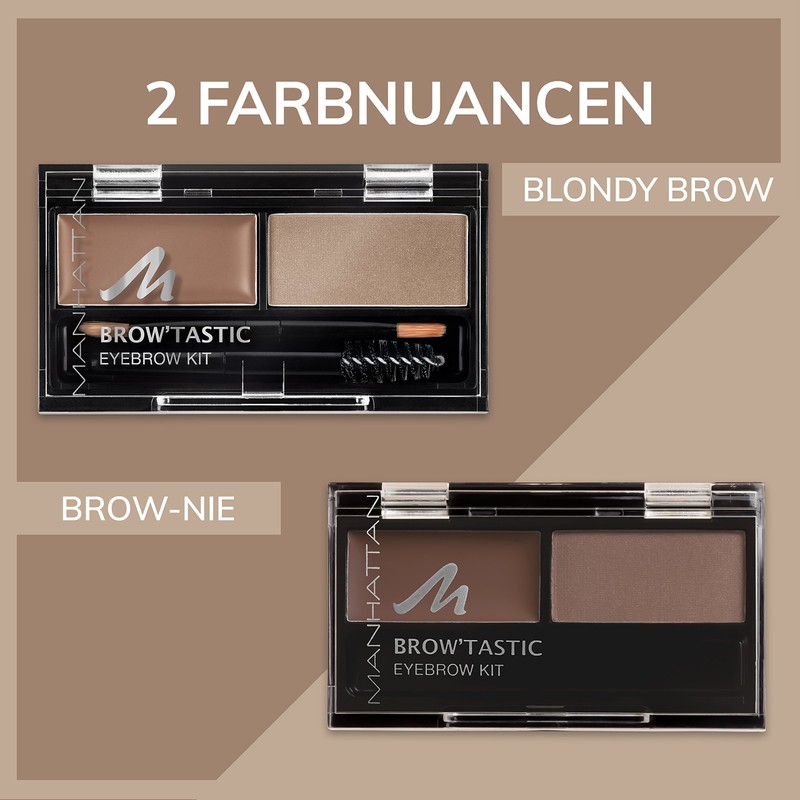 Manhattan Brow'Tastic Eyebrow Kit - Eyebrow Wax & Eyebrow Powder