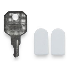 TRHDFW 2PCS Window Handle Left and Right Aluminum Window Handle Alloy Window Lock - White