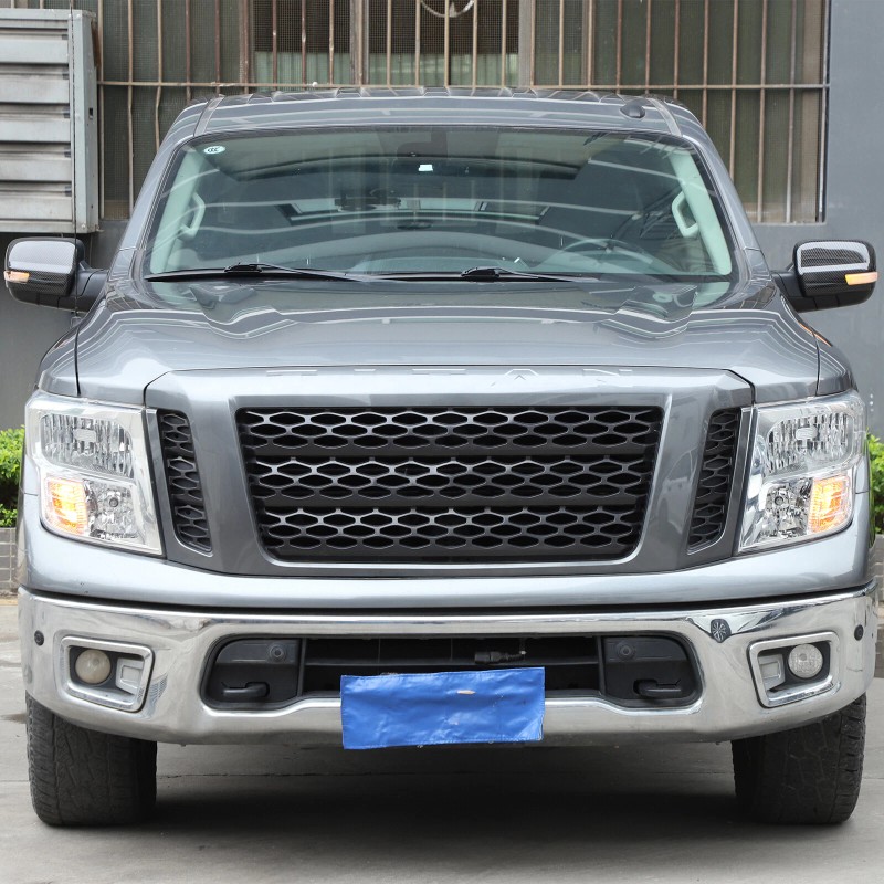 Carbon Side Rearview Mirror Cover Cap For Nissan TITAN 2016-2023