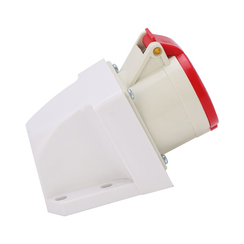 2pcs 4Pin Industrial Socket 32A 3 Phase IP67 Waterproof Insulated