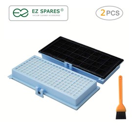 EZ SPARES 2Pcs Replacement for Miele Sf-ah30 S7000 Hepa Replacement Filter for Miele S624 S658 Canister, S7210 S7260 S7280 S7580 S768 Upright Vac Vacuum Cleaner