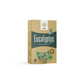 Terramandi Foaming Hand Soap Tablets 12 count Refill - Makes 96 fl oz of foaming hand soap (12x 8 fl oz bottles of soap) (Eucalyptus Mint)