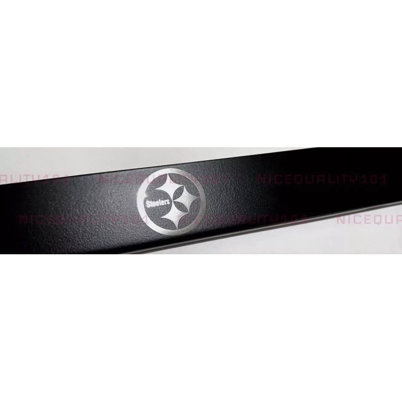 BLVD Pittsburgh Steelers Laser Engraved Etched Stainless Finished License Plate