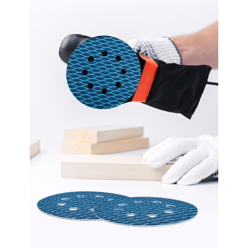 Diamond Shape 125 mm Sanding Discs 80 Grit, Pack of