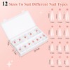 Alyvisun Long Stiletto Half Cover Nail Tips | 600 Pieces