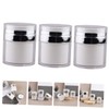 Gatuida 3Pcs Airless Lotion Bottles Pump Containers for Creams and