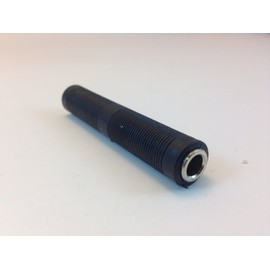 1/4" TO 1/4" MONO COUPLER BLACK PLASTIC GRIP (1 SINGLE)