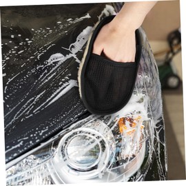 Alipis 2pcs Car Wash Mitts Durable Imitation Wool Dusting Gloves for Scratch Car Detailing Comfortable Grip for Polishing and Washing