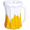 Beistle 57892 inflatable Beer Mug Cooler, 18 by 27-Inch,White/Gold