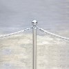PATIKIL Stanchion Rope, 1.2m/3.9Ft Barrier Rope Twisted Post Ropes for