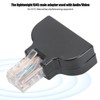 3 Sets RJ45 Male to 8 Pin Screw Terminal Connector