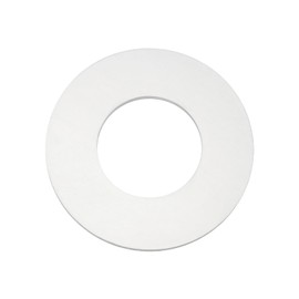 YINETTECH 1pc Kitchen Tap Large Base Repair Washer Aluminium 70 x 35 x 3mm Tap Repair Accessories Flat Washer for Tap Shower Fix Silver