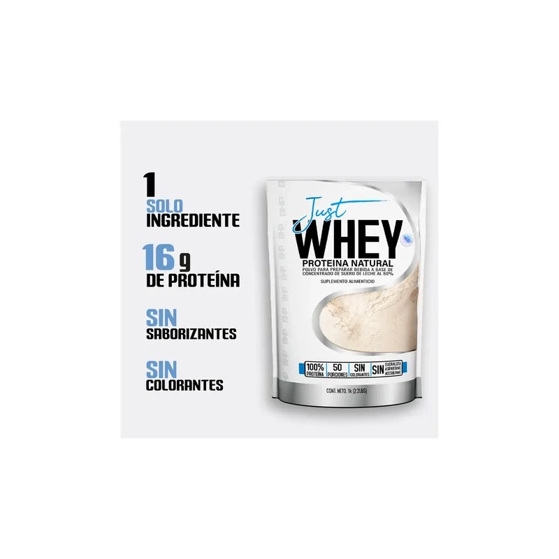 Bhp Natural Whey Protein 1k 50 Serv Alta Pureza Sin